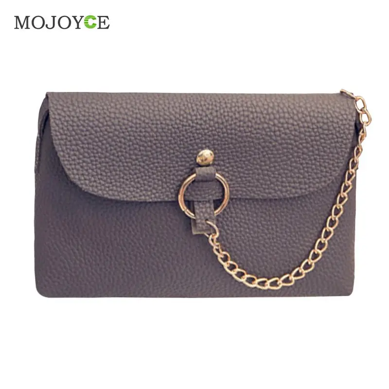 Mini Litchi Stria Chain Ring Women Bag Small Shoulder Crossbody Bag Women Leather Handbags Women Messenger Bags Bolsa Feminina 4