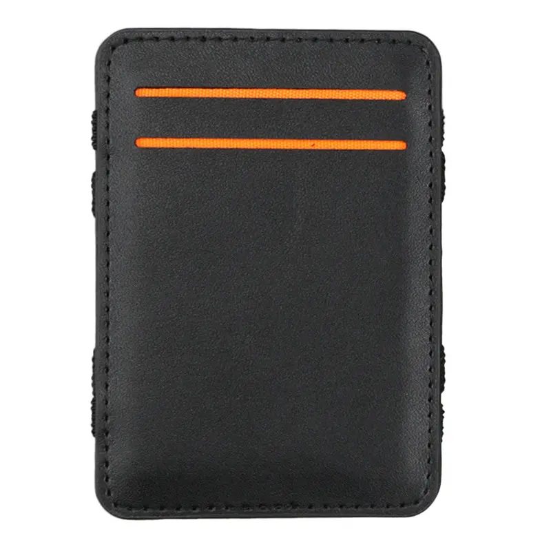 Mini Neutral Magic Bifold Leather Women Man Wallet Purse Money Clip 1