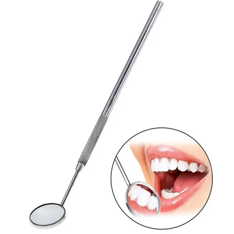 Mini Oral Teeth Magnify Mouth Mirror Inspect Instrument Auto Dentist Glimpse Dental Instruments 1