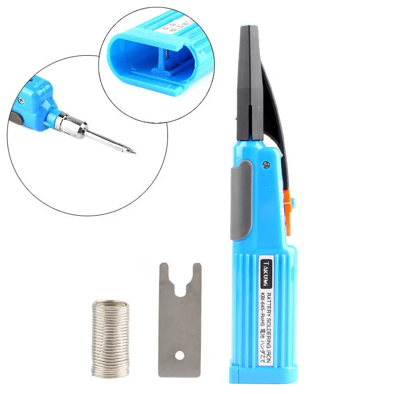 Mini Portable Takumi Kbi-645 Battery Electric Soldering Iron 6W 4.5V Repair Welding Tools 87497 1