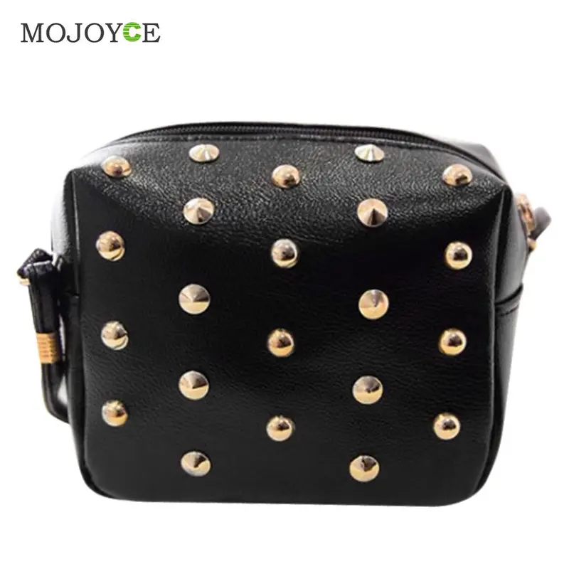 Mini Rivet Women Bags Vintage Women Messenger Bags Shoulder Wpmen Leather Handbag Crossbody Bag Pu Clutch Bolsa Feminina 2