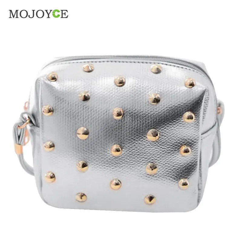 Mini Rivet Women Bags Vintage Women Messenger Bags Shoulder Wpmen Leather Handbag Crossbody Bag Pu Clutch Bolsa Feminina 3