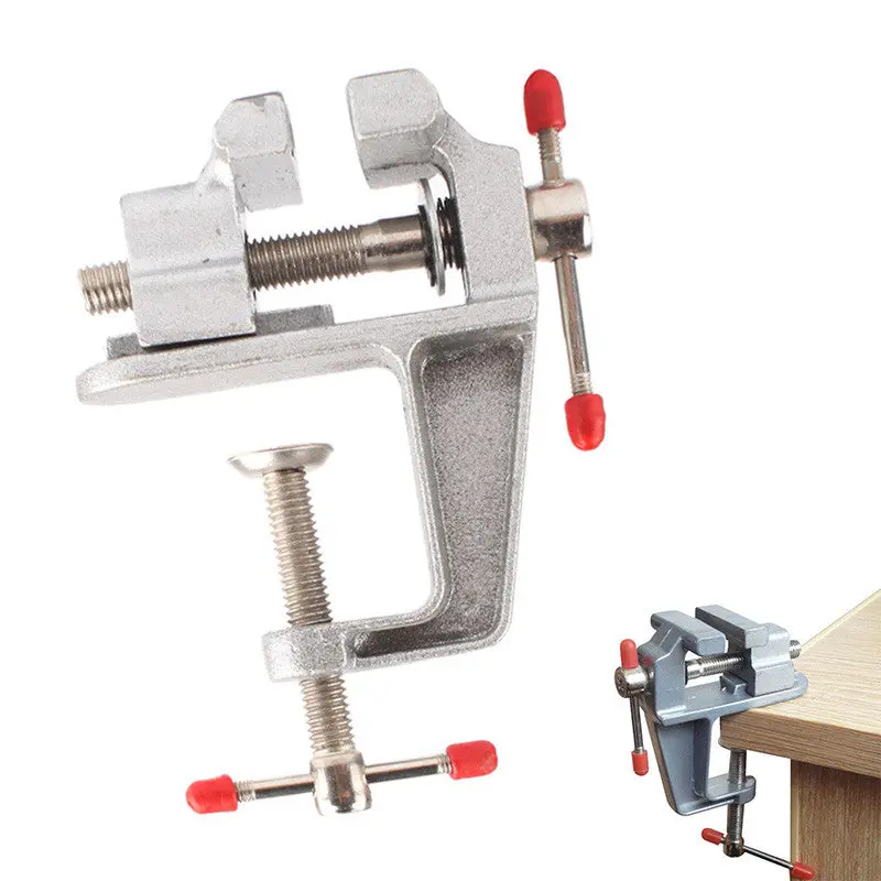 Mini Table Vice Aluminium Alloy Bench Screw Bench Vise For Diy Jewelries Craft Mould Fixed Repair Tool 85977 1