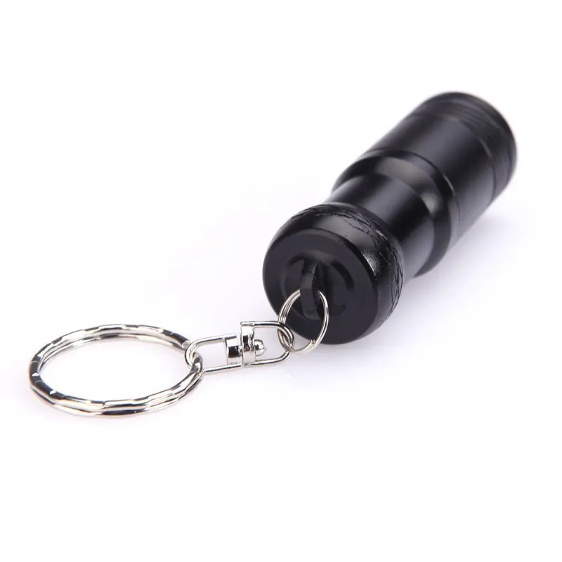 Mini Xml T6 Keychain Gadgets For Men Led Flashlight Torch 3-Mode 2000Lm Lighting Lamp Black Gifts For Men Key Holder Feida 2