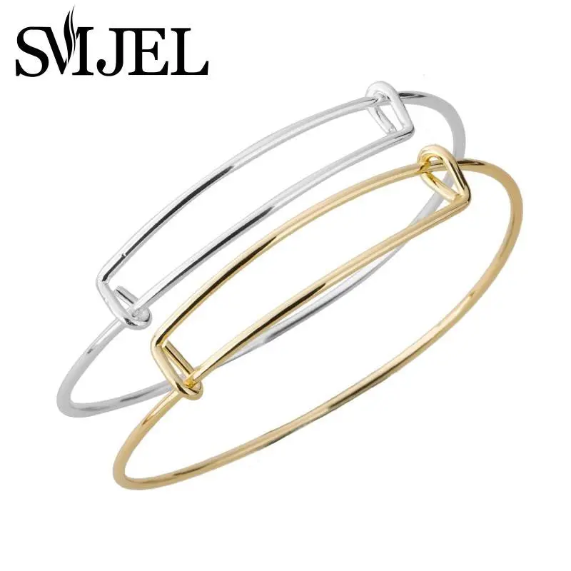 Minimalist Bangle In Gold Plated Expandable Adjustable Bangle Bracelet 30Pcs-G002 1