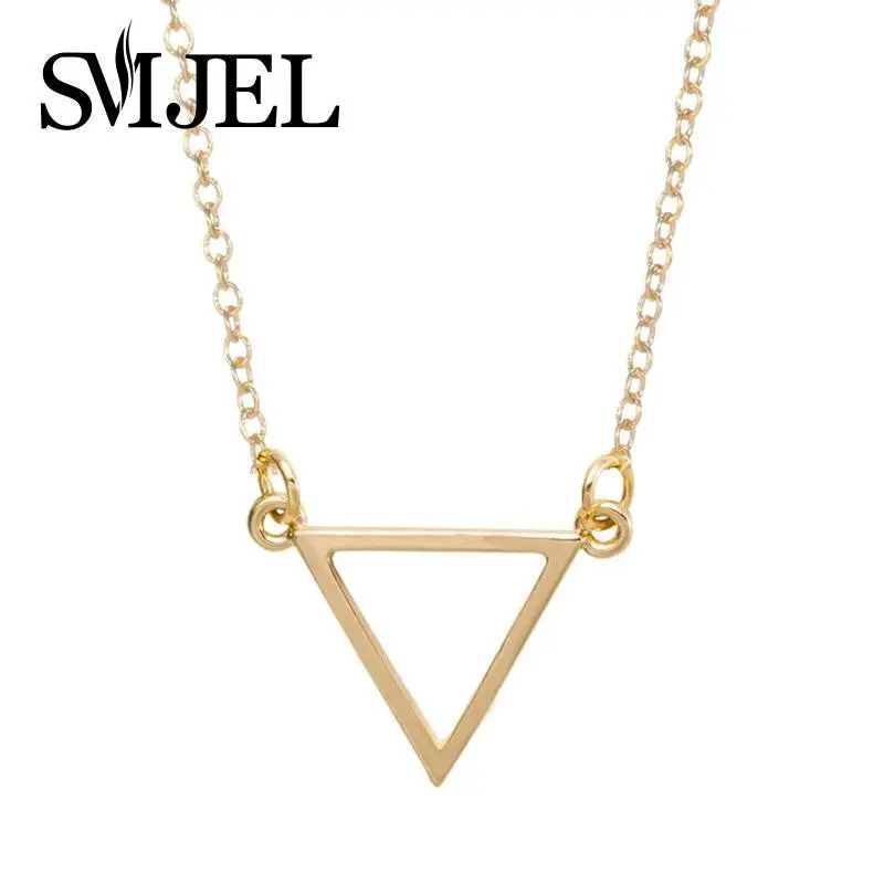 Minimalist Triangle Line Necklaces Geometric Shape Necklaces Bridesmaids Gift Mothers N068 1