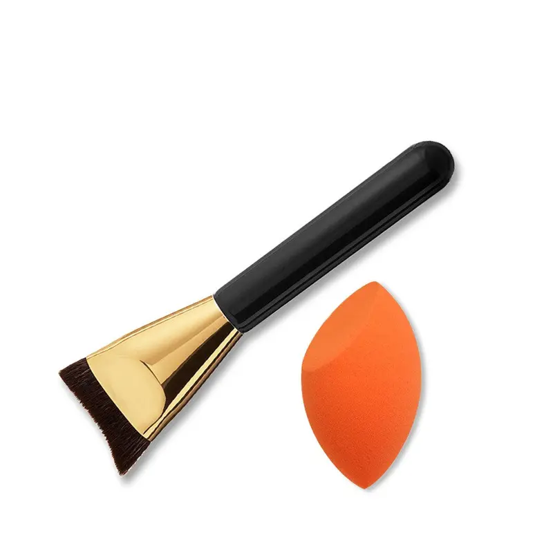 Miracle Complexion Sponge Beauty Makeup Sponge Powder Puff Esponja Maquiagem Blender + Foundation Brush 2