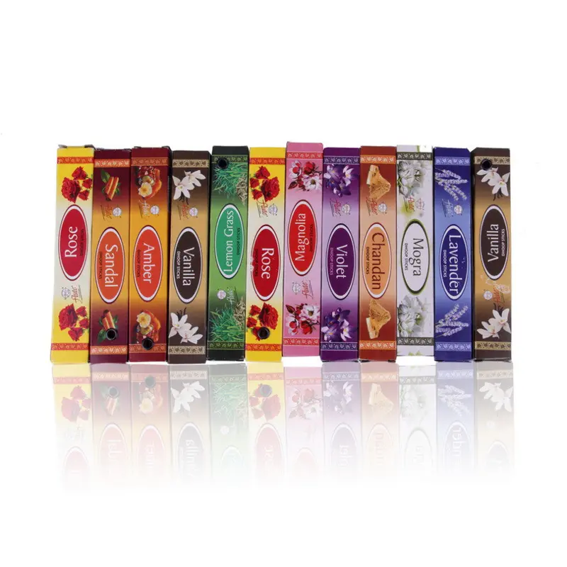 Mix 12 Indian Incense Sticks Aromatherapy Aroma Perfume Fragrance Fresh Air Bedroom Bathroom Accessories 1