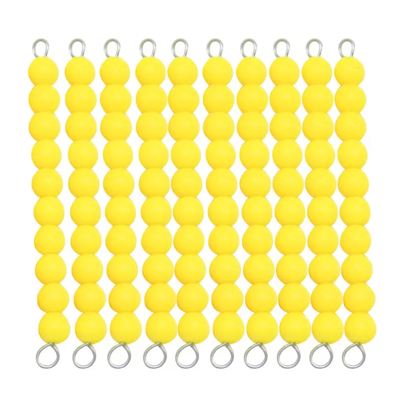 Montessori Beads Chain 1-100 Number Counting Preschool Math Learning Toys For Children 1