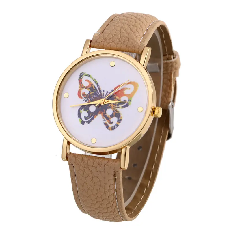Montre Relogio Women's Watch Classic Quartz Watch Leather Bracelet Wrist Watch Dress Reloj 10 Candy Colors 1