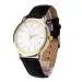 Montre Women Men Watch Saat Reloj Mujer Pu Leather Band Analog Quartz Business Wrist Watch Watch Feida 2