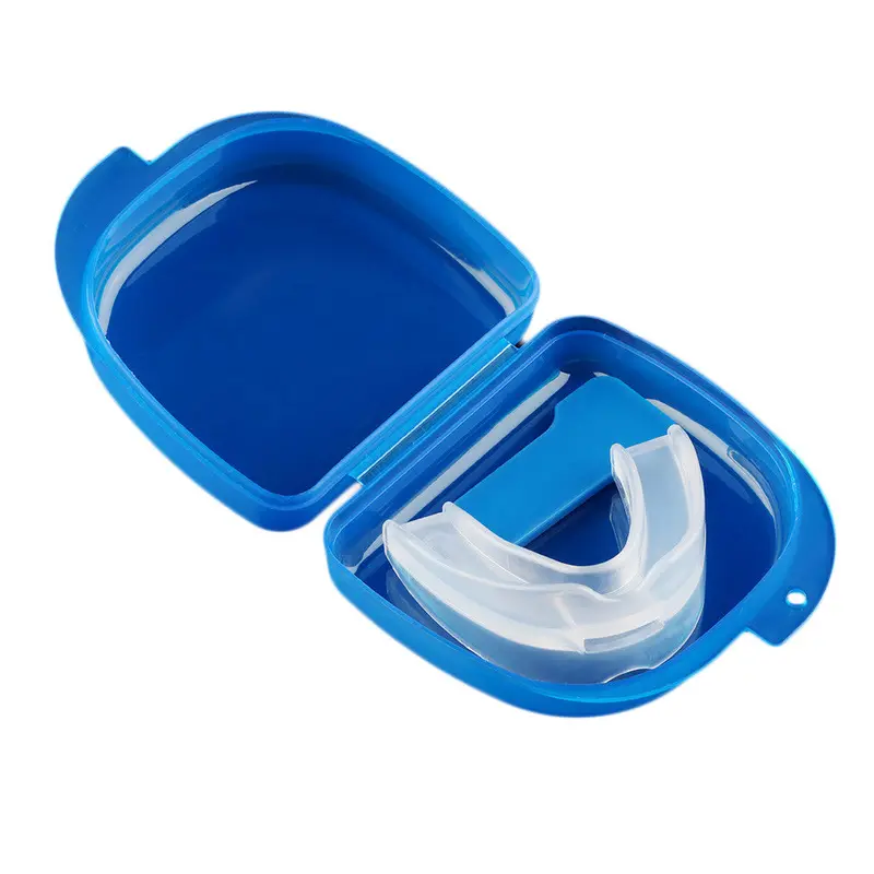 Mouth Guard Stop Teeth Grinding Anti Snoring Bruxism With Case Box Sleep Aid Eliminates Snoring Health Care 2