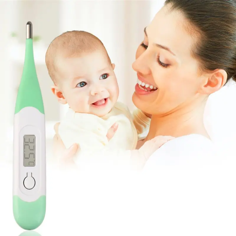 Mt-403S Digit Lcd Heating Thermometer Tools Food Plastic Child Adult Body Mouth Armpit Temperature Measuret 2