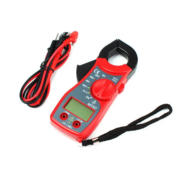 Mt87 Lcd Digital Clamp Meter Multimeter Voltmet Useful Electric Voltage Tester 72558 1