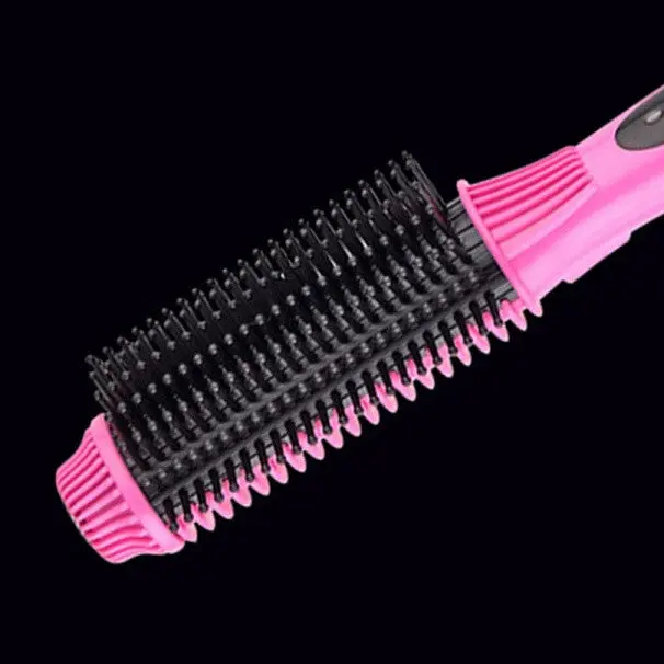 Multifunctional 2 In1 Electric Straightener Curler Hair Comb Anti-Scald Curling Irons Hair Curler Comb Styling Tools 2