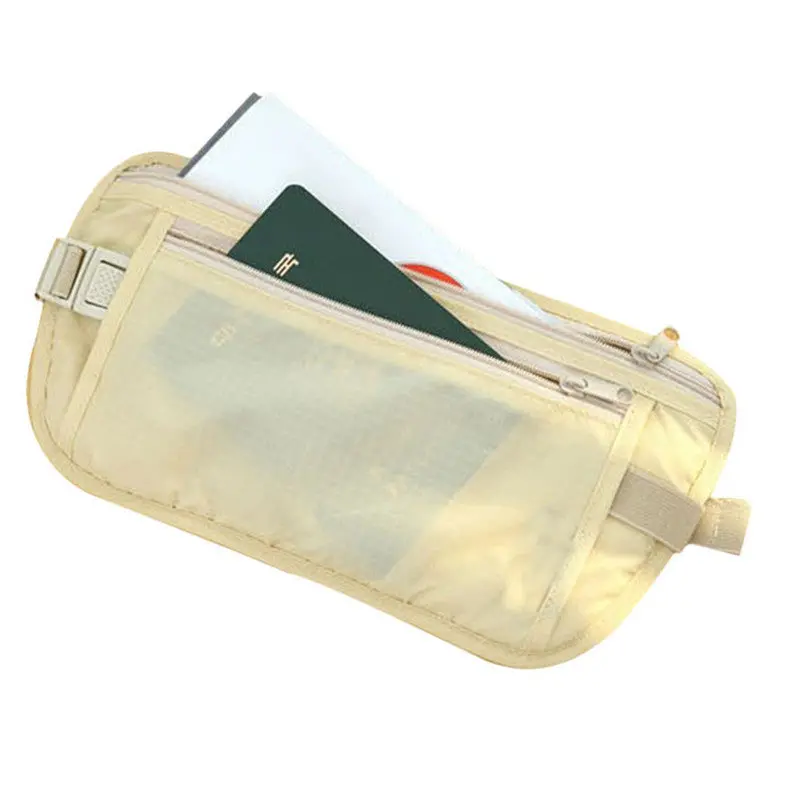 Multifunctional Bag Casual Waist Pack Bag Waist Belt Zip Pouch Phone Belt Security Bag 1