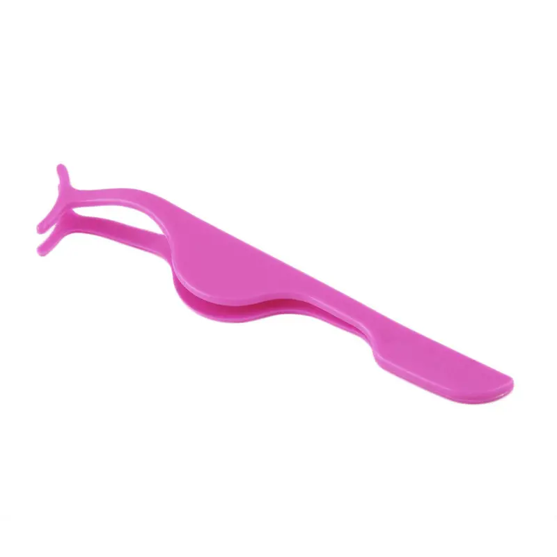 Multifunctional False Eyelashes Extension Clamp Plastic Auxiliary Clip Tweezers Modern Beauty Tool 1