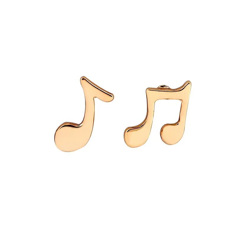 Music Note Stud Earrings Notation Earrings Party Gifts 10Pcs-S125 1