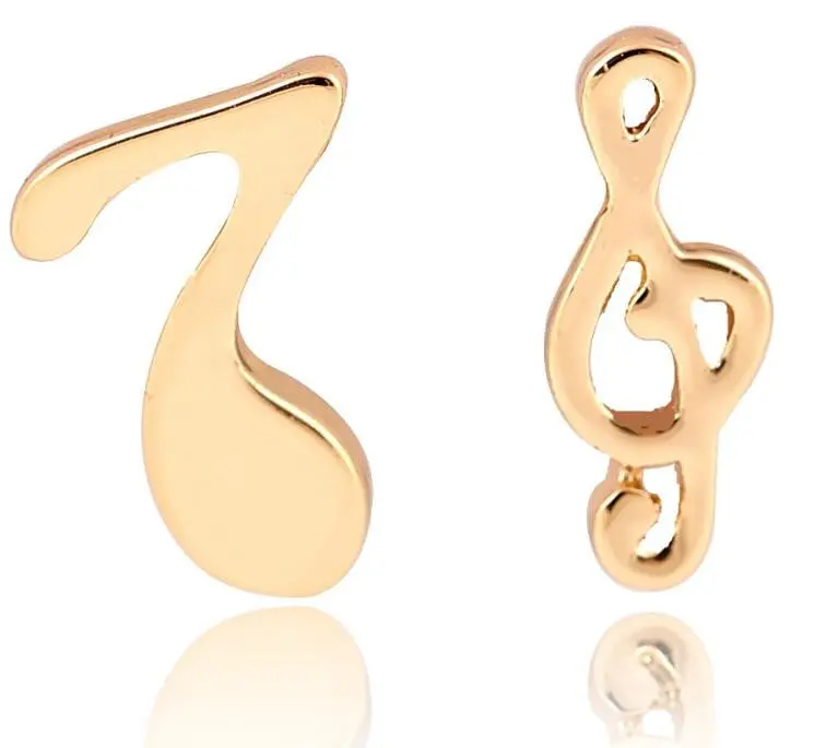 Music Note Stud Earrings Party Gift 30Pcs-S109 1