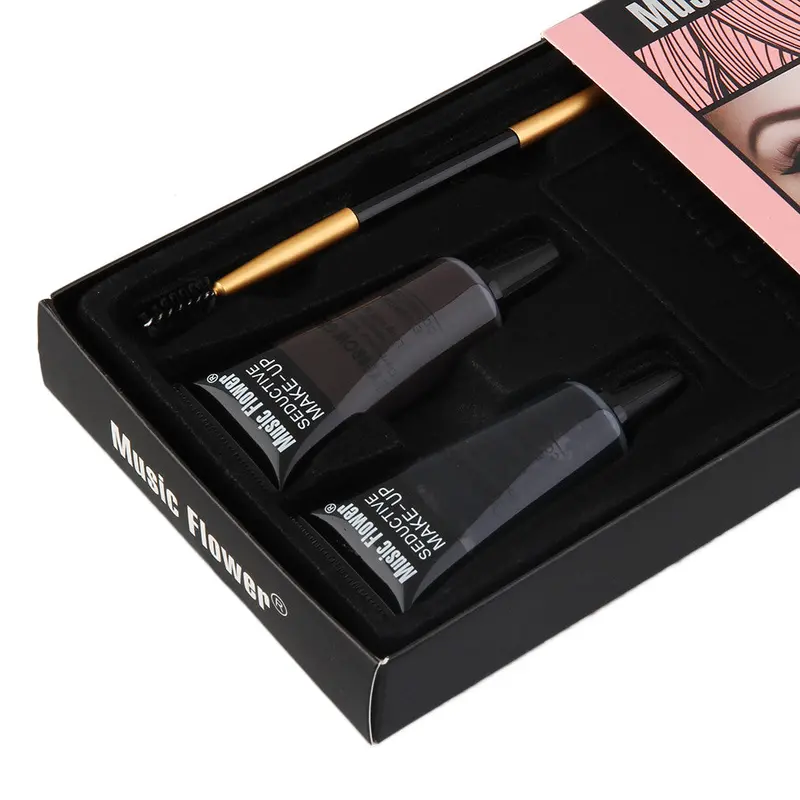 Musicflower Eyeliner Creammascara 3 In 1 Eye Makeup Set Long Lasting Waterproof Smoth Eyeliner Mascara 1