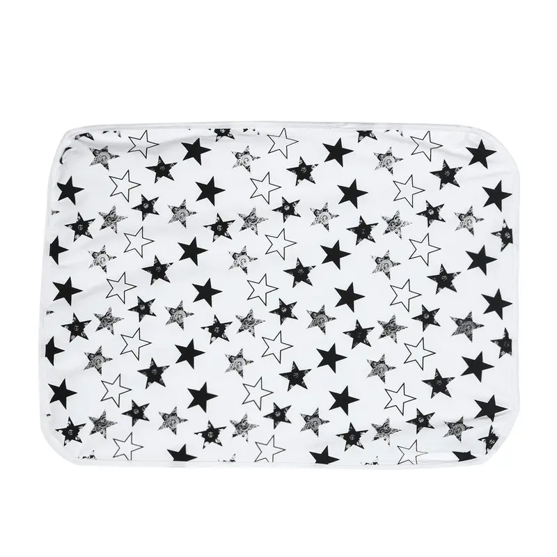 Muslin Baby Swaddle Blanket Baby Swaddle Born Baby Bath Towel Swaddle Blankets Star Printed Baby Wrap 1