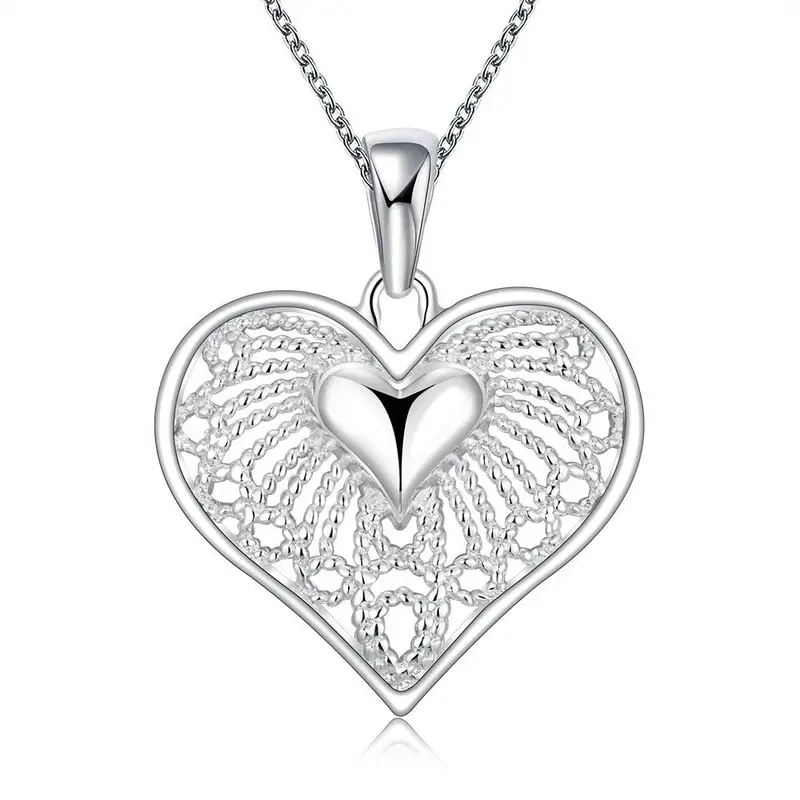 N720 Brand Heart Pendant Necklace Fashion Jewelry Collares Necklace Women Necklaces & Pendants 1