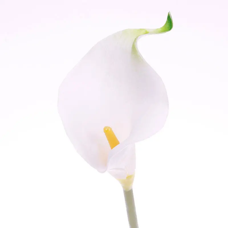 Natural Beautiful Calla Lily Bridal Wedding Bouquet Head Latex Real Touch Artificial Flower Home Decor 50984 1