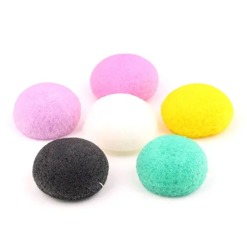 Natural Konjac Konnyaku Fiber Face Wash Cleansing Sponge Puff Exfoliator 2
