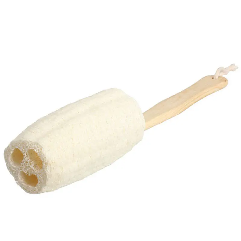 Natural Loah Brush Wood Long Hle Bath Brush Body Back Brush 1