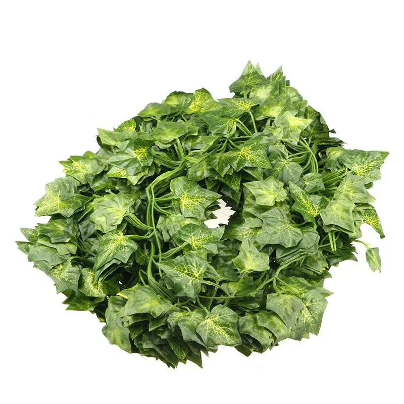 Natural Popular Home Decor Green Plant Ivy Leaf Artificial Flower Plastic Garland Vine 76798 1