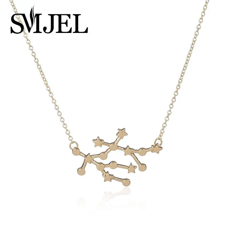 Necklace Jewelry Gemini Zodiac Sign Astrology Necklace Constellation Astrology Necklace Star Sign Necklaces N166 1
