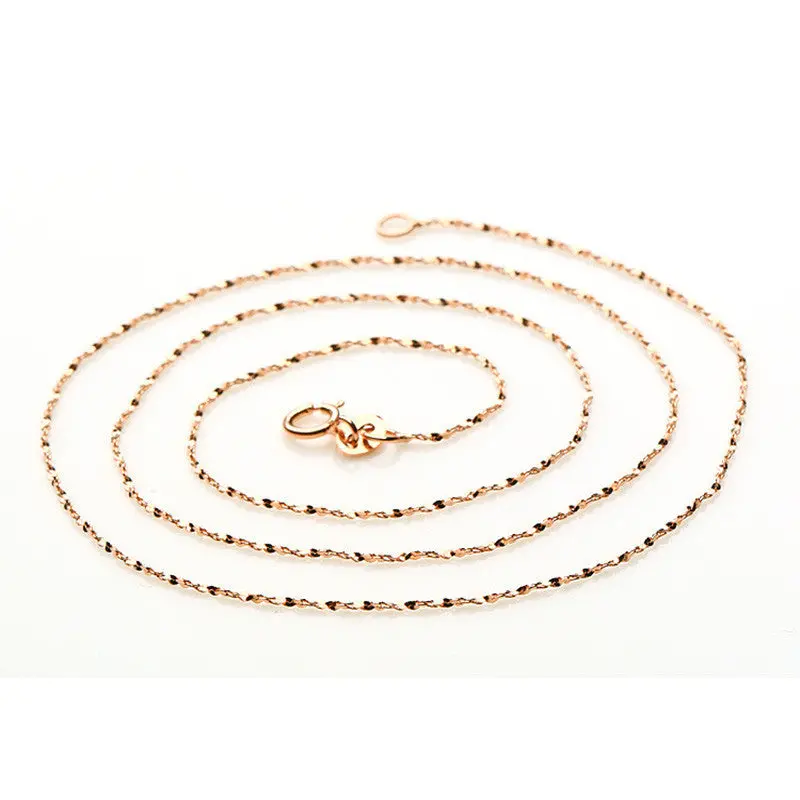 Necklace Women Lady's Pretty Sexy Starry Rose Gold Chain Necklaces Charm Jewelry Gift 1