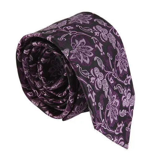 Necktie Multicolorwedding Flower Structure Paisley Necktie 4