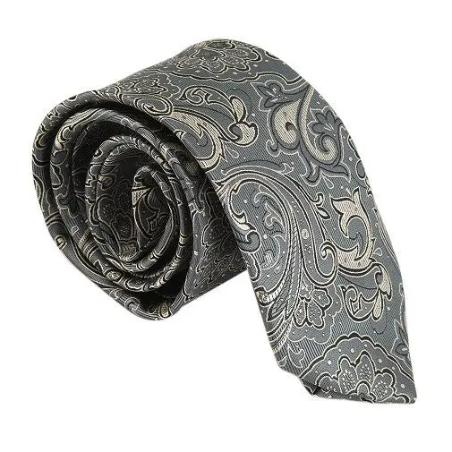 Necktie Multicolorwedding Flower Structure Paisley Necktie 5
