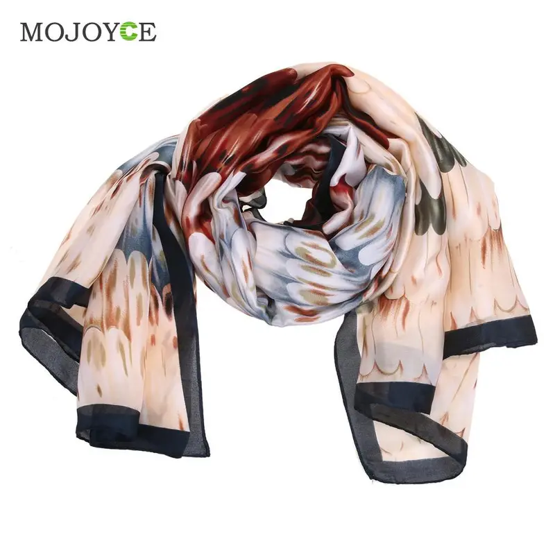 New Bandana Scarve Women Silk Scarf Shawl Print Scarves For Wrap Shawl Hijab 1
