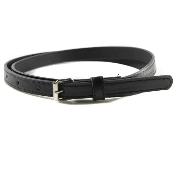 New Belts For Women Multi Color Thin Skinny Faux Leather Waistband Casual Belts Strap 1