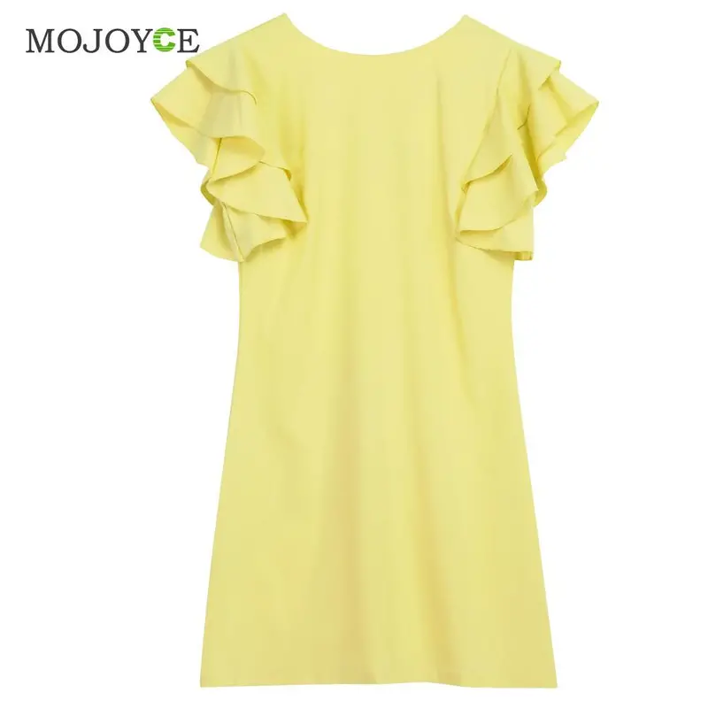 New Casual Style Butterfly Sleeve Party Dresses Vestidos Women Dress Sexy Backless Dress Vestido De Festa 5