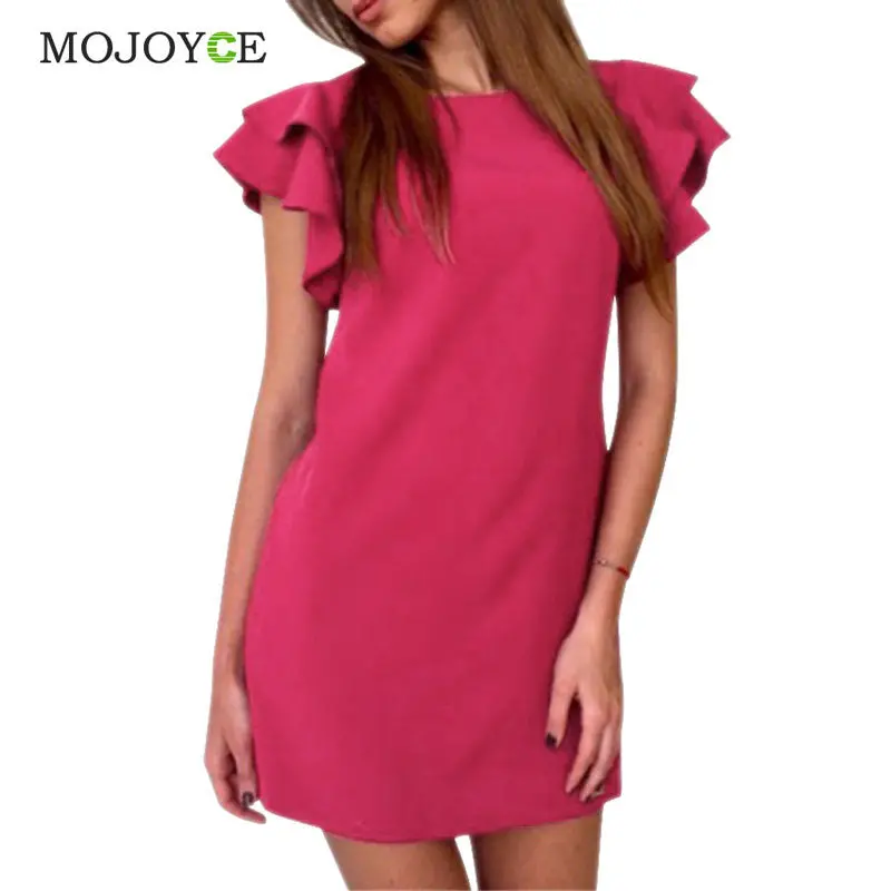 New Casual Style Butterfly Sleeve Party Dresses Vestidos Women Dress Sexy Backless Dress Vestido De Festa 5