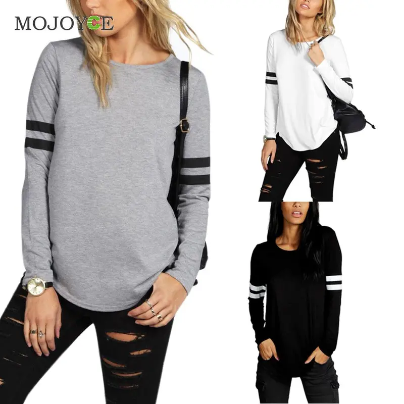 New Fashion Boohoo T Shirts Tops Long Sleeve Shona Baseba Women Tops Tee Shirt Blusa 5