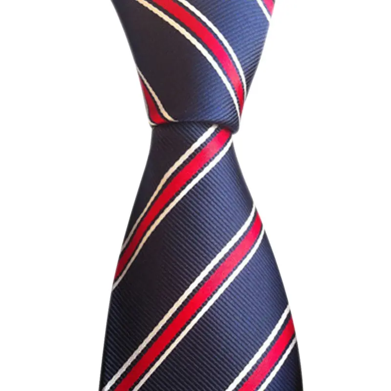 New Fashion Classic Striped Tiejacquard Woven Men's Silk Suits Tiesi 1