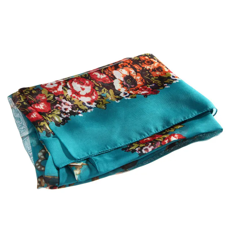 New Fashion Key To Restoring Ancient Ways Ms Printed 30D Chiffon Scarf Long Warm Warmer Women Apparent Accessary 1