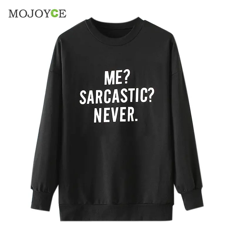 New Fashion Letter Print Sweatshirt For Women Funny Cool Pullovers Hoodie Cotton Long Sleeve Hoodies Casual Suit Women 1