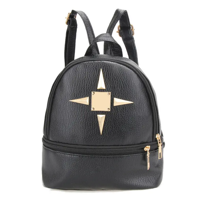 New Fashion Pu Leather Ladies Multifunction Mini Backpack Shoulder Bag School Bags For Teenage Girls Rucksacks Mochila Feminina 1