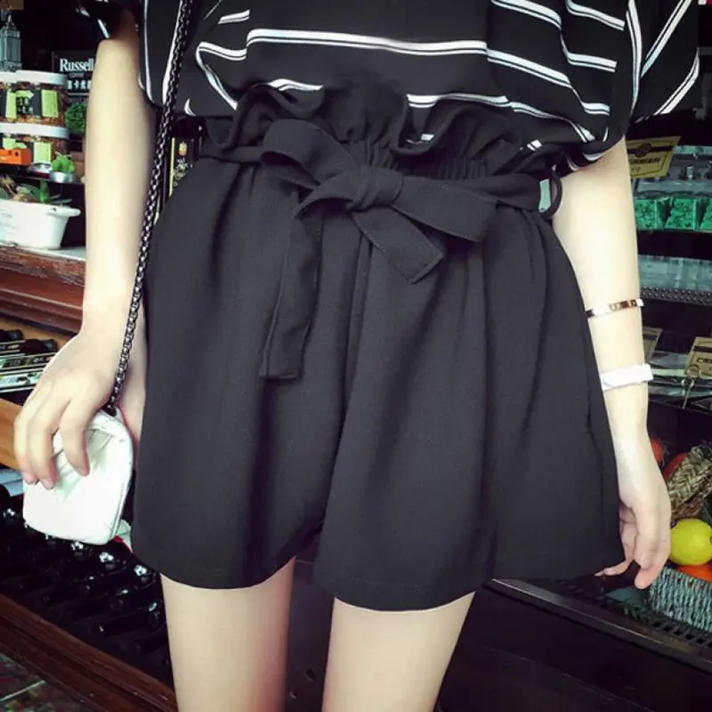 New Fashion Women Lady Sexy Shorts Casual Bow Shorts High Waist Short Beach 1