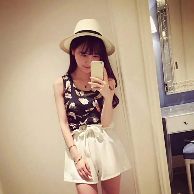 New Fashion Women Lady Sexy Shorts Casual Bow Shorts High Waist Short Beach 8