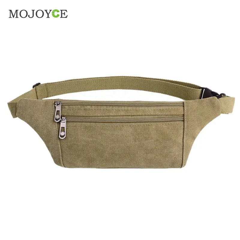 New Fasion Men Canvas Bag New Cellphone Waist Bag Chest Pack Messenger Belt Bag Bolsa Feminina Bolsos Mujer Sac A Main 1