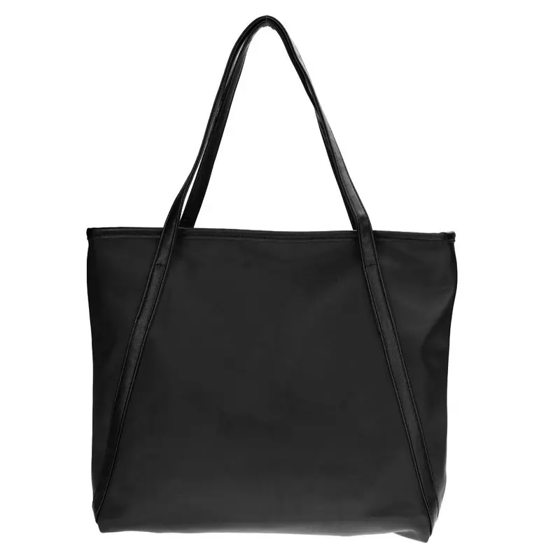 New Fasion Women Leather Handbag Nylon + Pu Leather Ladies Shoulder Bag Shopping Tote Beach Bag Designer Clutch Bolsa Feminina 1