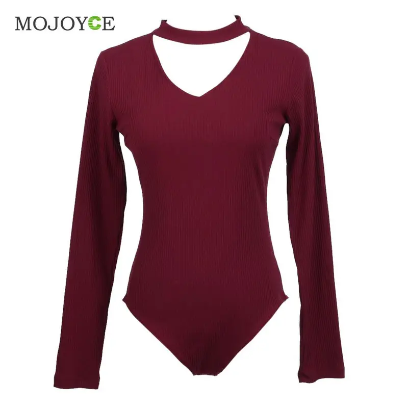 New Halter Knitted Playsuit Bodysuit Short Women Slim V Neck Jumpsuit Combinaison Femme Rompers Womens Jumpsuit 10