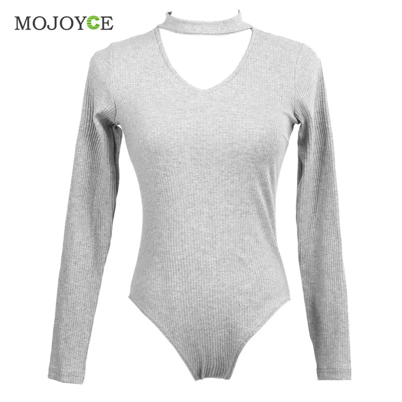 New Halter Knitted Playsuit Bodysuit Short Women Slim V Neck Jumpsuit Combinaison Femme Rompers Womens Jumpsuit 4