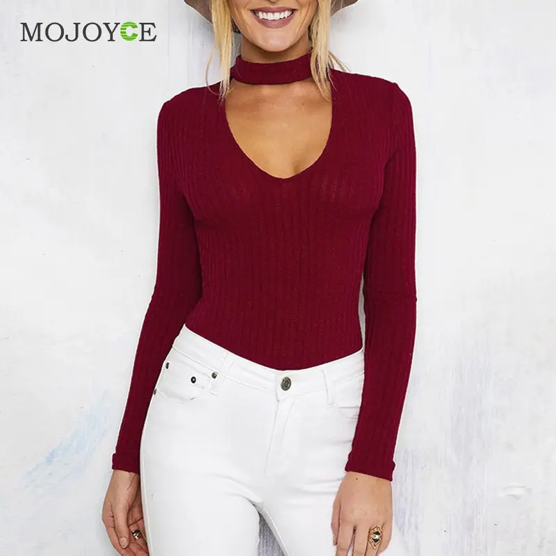 New Halter Knitted Playsuit Bodysuit Short Women Slim V Neck Jumpsuit Combinaison Femme Rompers Womens Jumpsuit 7